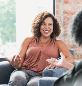 Adult discussing ADHD assessment and support with a mental health professional